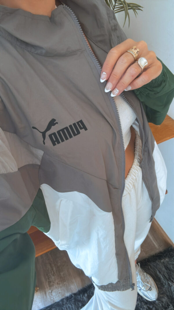 Campera Rompeviento Puma Retro Combinada - Imagen 4