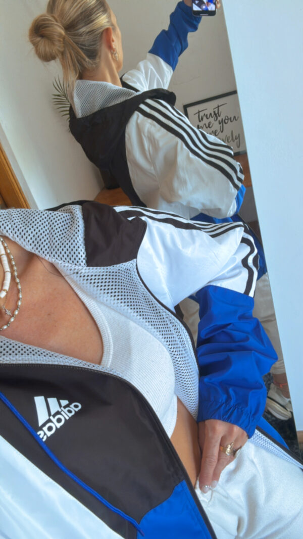 Campera Adidas Rompeviento 90s Big Stripes - Imagen 4