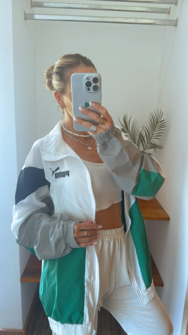 Campera Rompeviento Puma Retro Combinada - Imagen 9