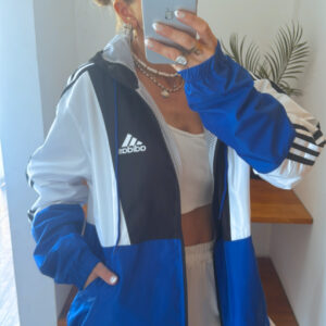 Campera Adidas Rompeviento 90s Big Stripes