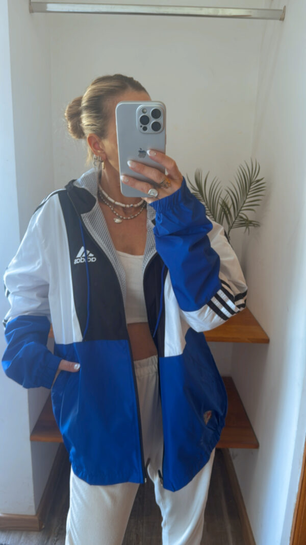 Campera Adidas Rompeviento 90s Big Stripes - Imagen 2