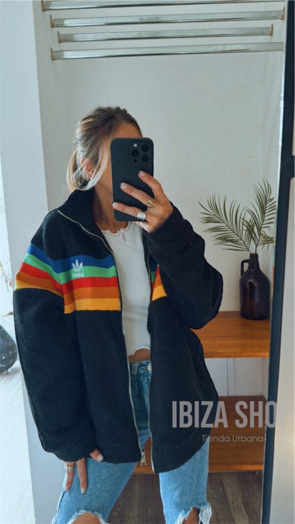 Campera ADIDAS Originals Corderito Multicolor - Imagen 7