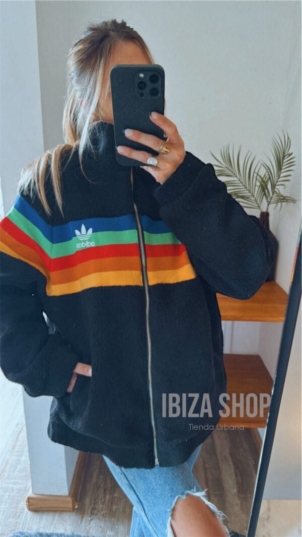 Campera ADIDAS Originals Corderito Multicolor - Imagen 8