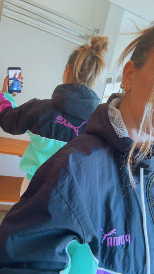 Campera Retro PUMA Rompeviento Corta(Tonos Fuertes) - Imagen 2