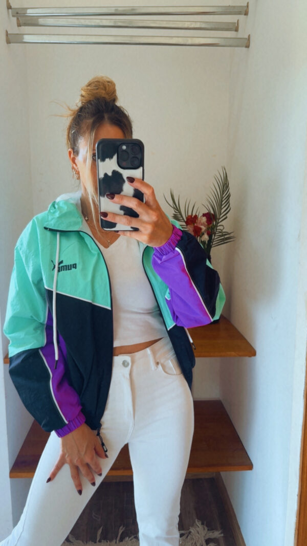 Campera Retro PUMA Rompeviento Corta(Tonos Fuertes) - Imagen 16