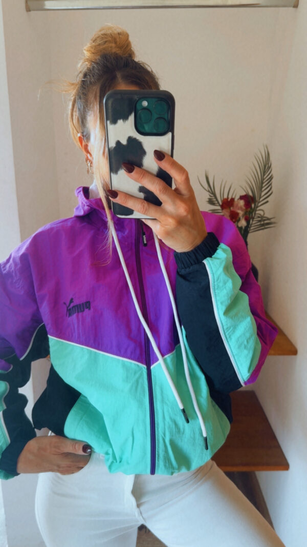 Campera Retro PUMA Rompeviento Corta(Tonos Fuertes) - Imagen 21