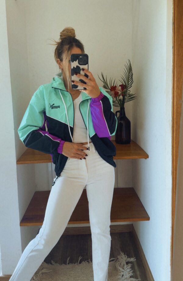 Campera Retro PUMA Rompeviento Corta(Tonos Fuertes) - Imagen 12