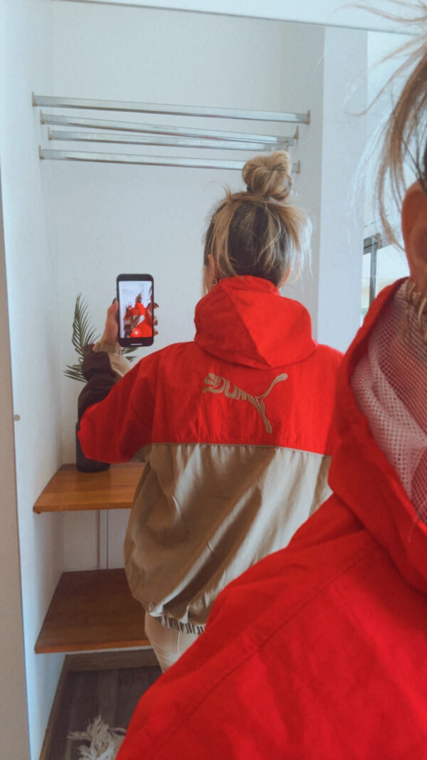 Campera Retro PUMA Rompeviento Corta(Tonos Tostados) - Imagen 7
