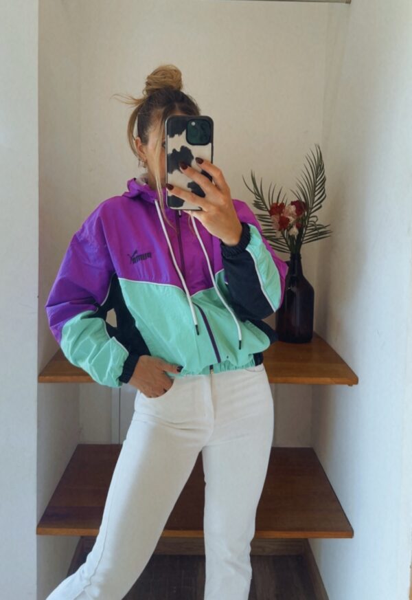 Campera Retro PUMA Rompeviento Corta(Tonos Fuertes) - Imagen 18
