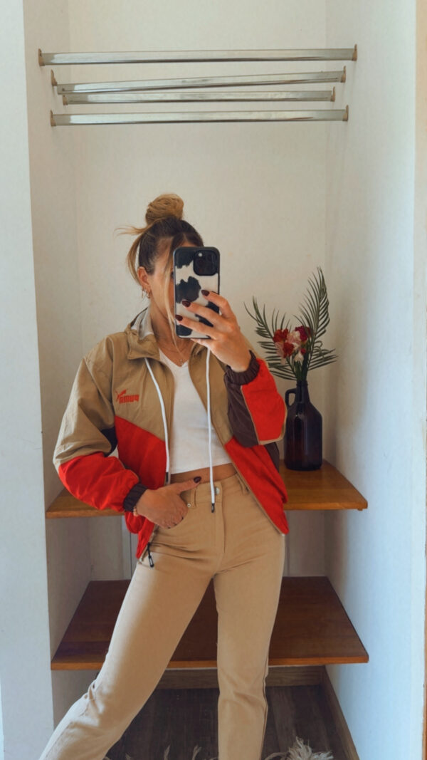Campera Retro PUMA Rompeviento Corta(Tonos Tostados) - Imagen 25