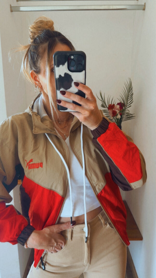 Campera Retro PUMA Rompeviento Corta(Tonos Tostados) - Imagen 20