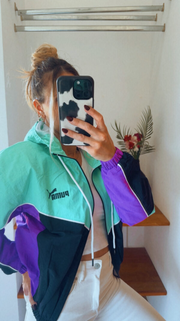 Campera Retro PUMA Rompeviento Corta(Tonos Fuertes) - Imagen 14