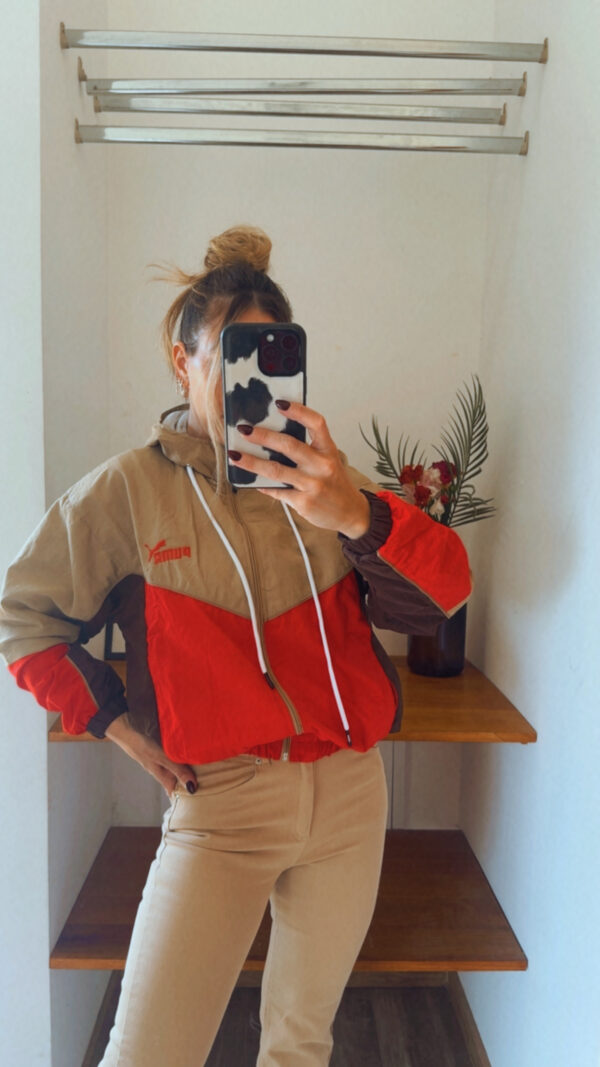 Campera Retro PUMA Rompeviento Corta(Tonos Tostados) - Imagen 24