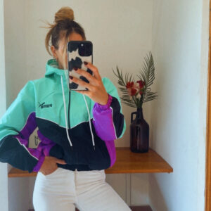 Campera Retro PUMA Rompeviento Corta(Tonos Fuertes)