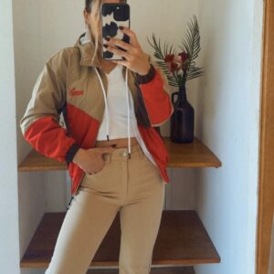 Campera Retro PUMA Rompeviento Corta(Tonos Tostados)