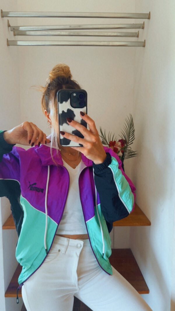 Campera Retro PUMA Rompeviento Corta(Tonos Fuertes) - Imagen 22